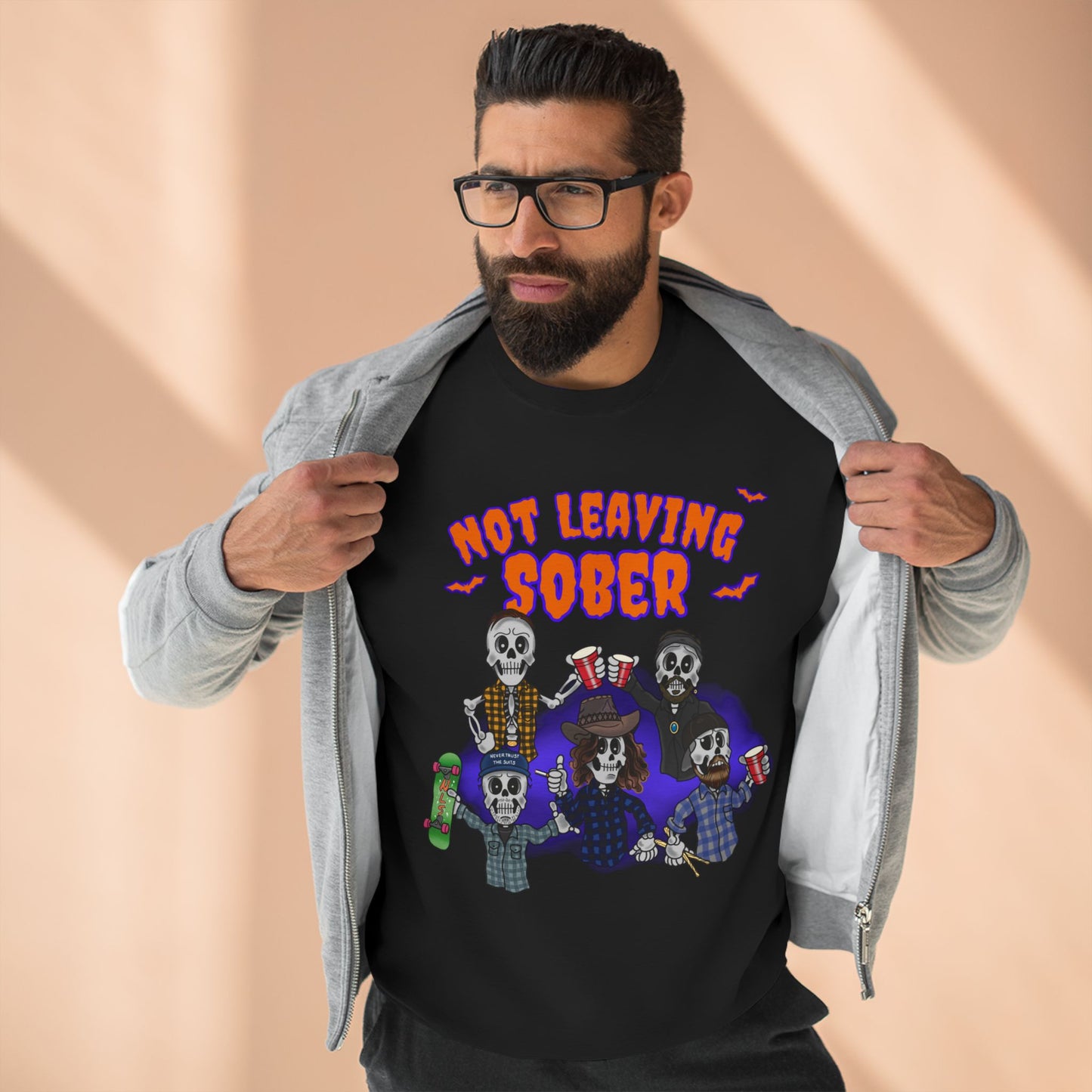 Not Leaving Sober Spooky SZN crewneck