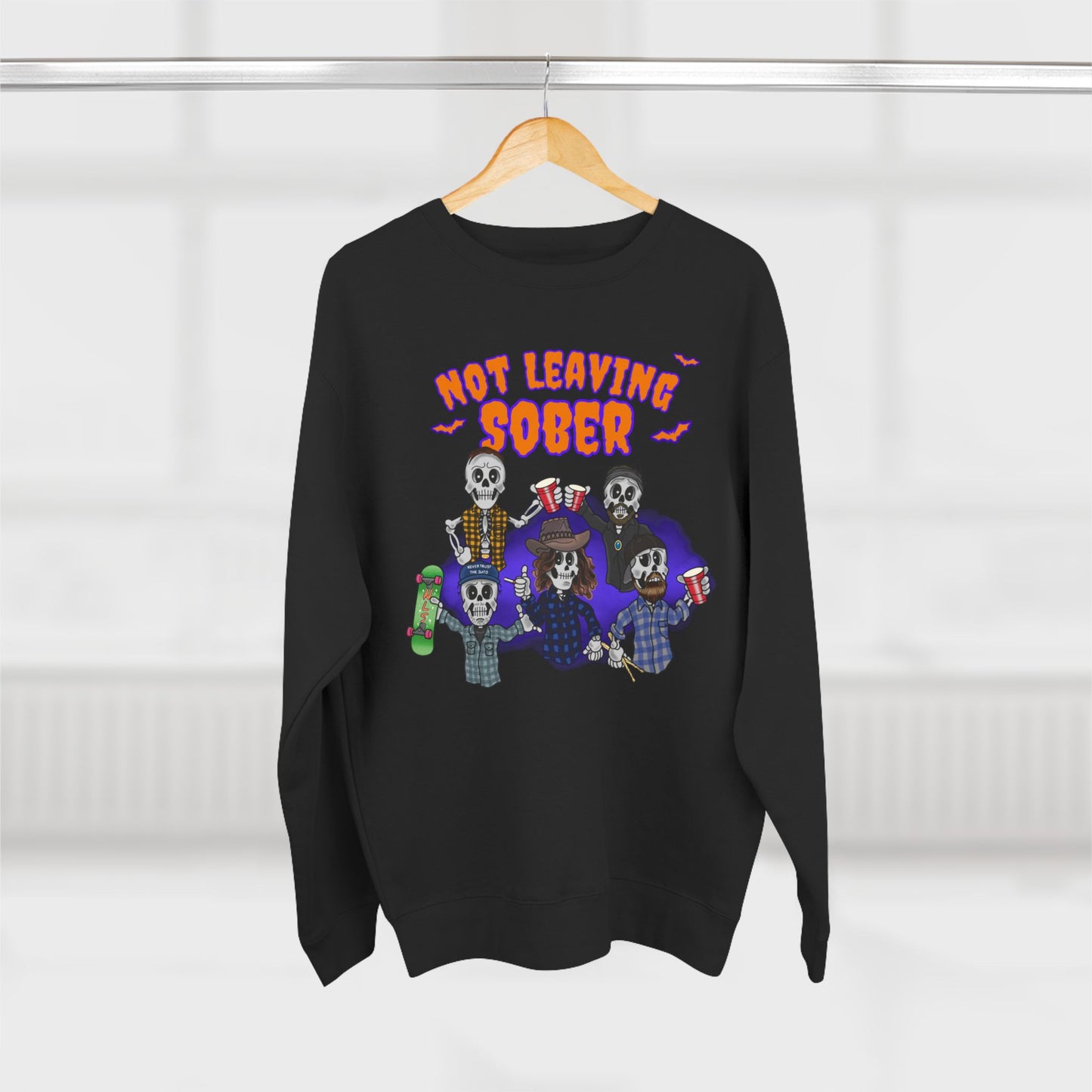 Not Leaving Sober Spooky SZN crewneck