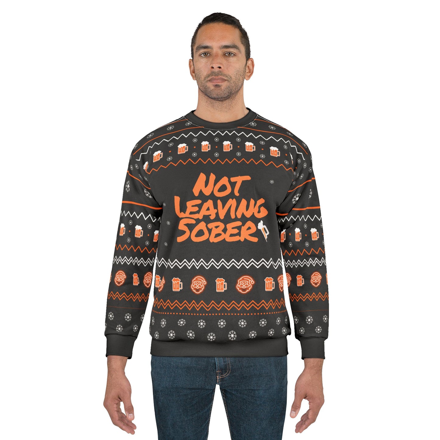 Leave Santa a Beer Ugly Christmas Sweater