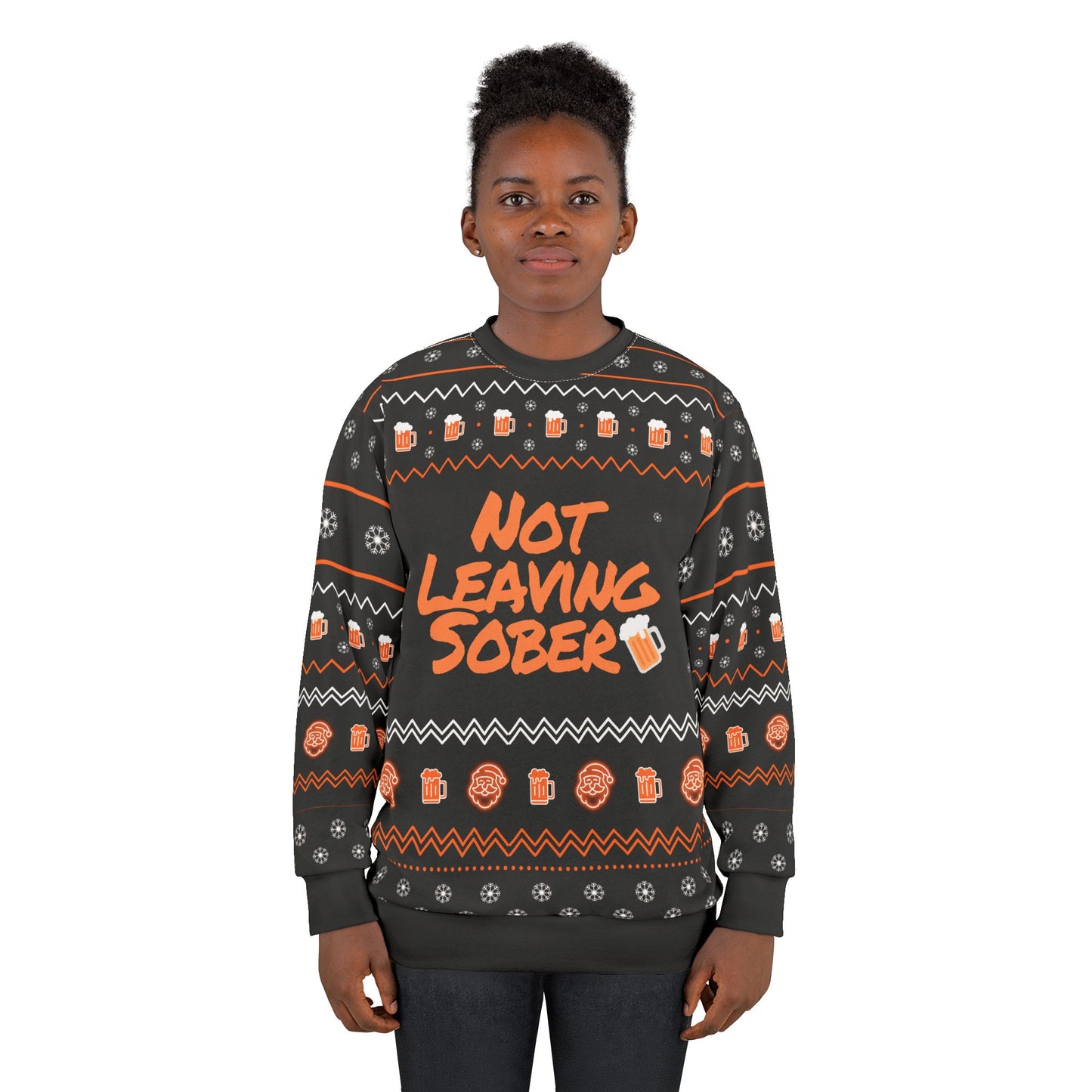 Leave Santa a Beer Ugly Christmas Sweater